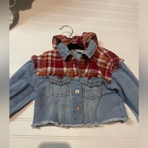 Wonder nation girls denim‎ jacket 2t